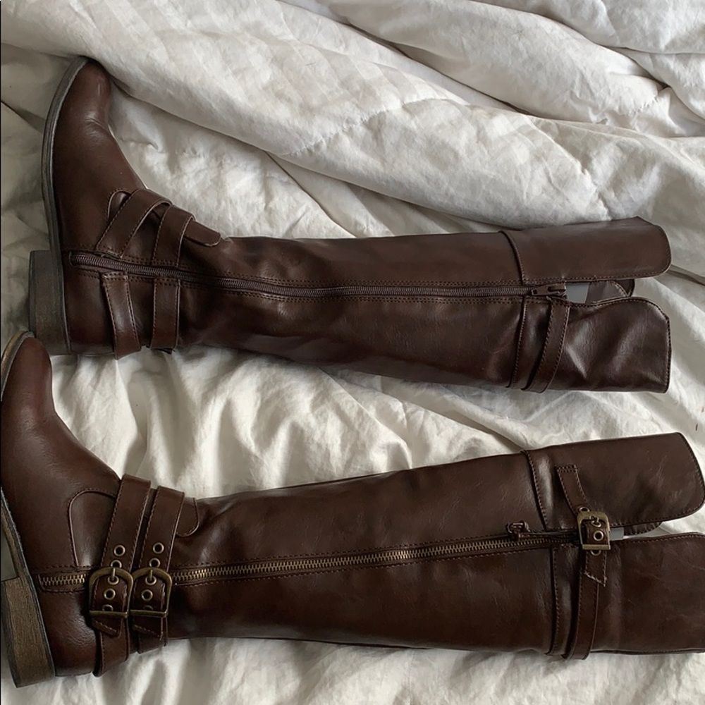 Over the knee high boots